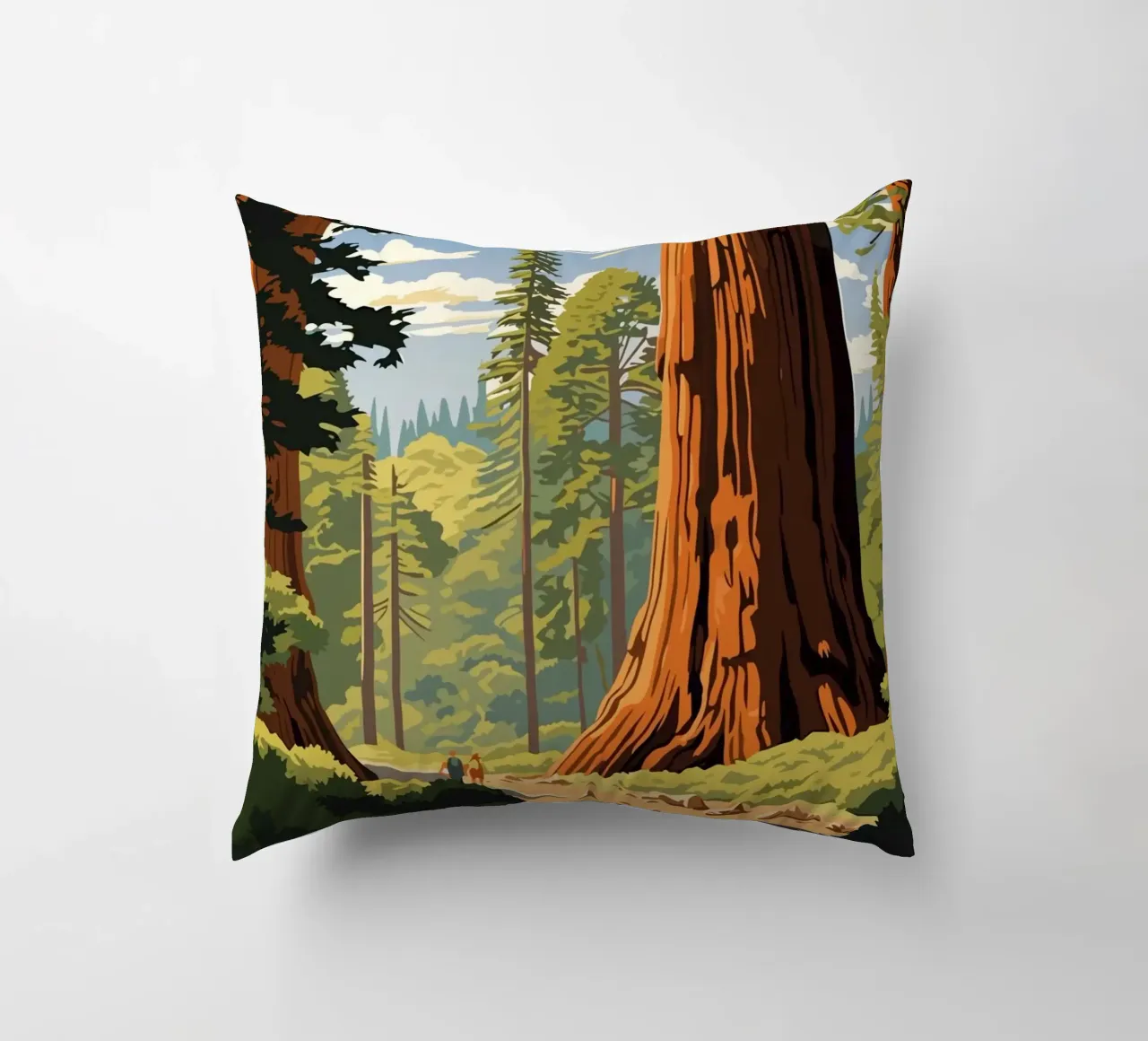 Legno rosso cuscino da Morgan Scotts