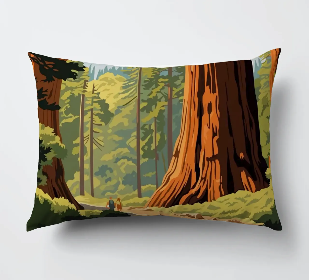 Legno rosso cuscino da Morgan Scotts
