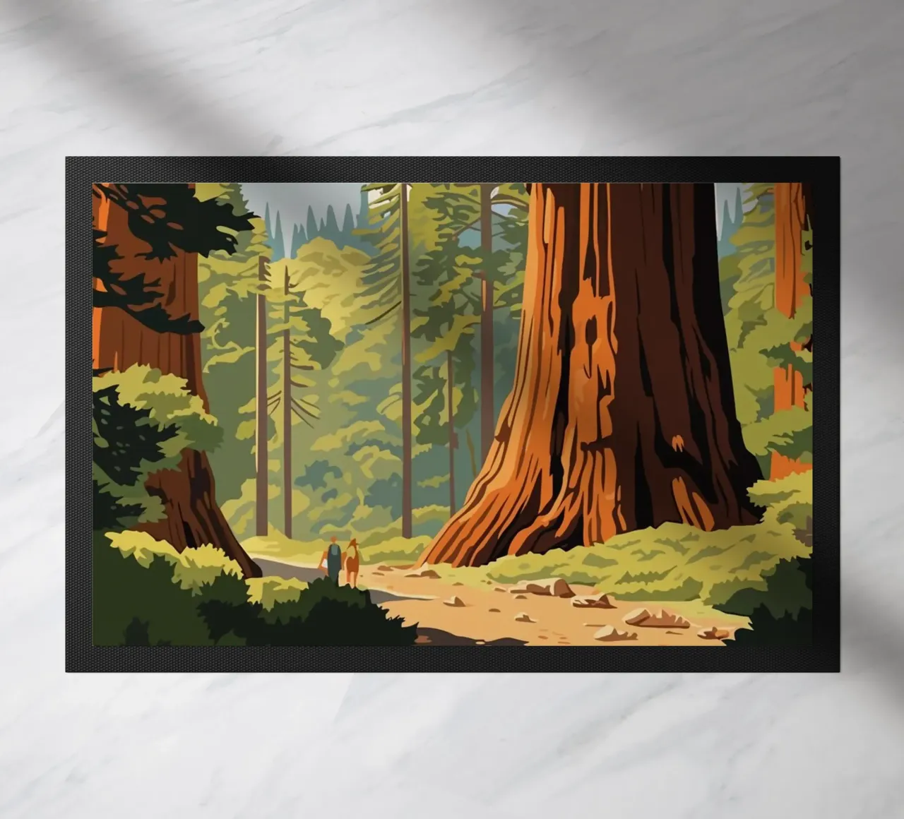 Legno rosso zerbino da Morgan Scotts