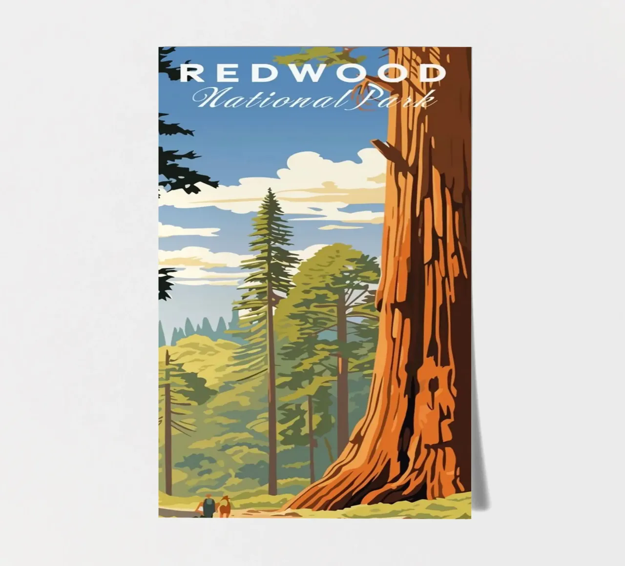 Redwood sticker sheet by Morgan Scotts