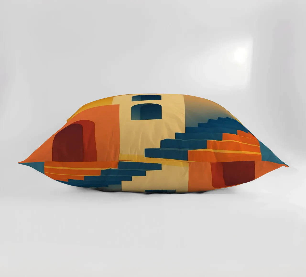 Sunset Steps – L’affiche architecturale cuscino da JETLAG | affiches voyage