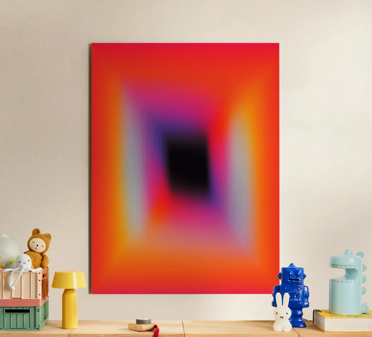 L'oscurità sta arrivando | Composizione del campo di colore alluminio dibond da Autofocus