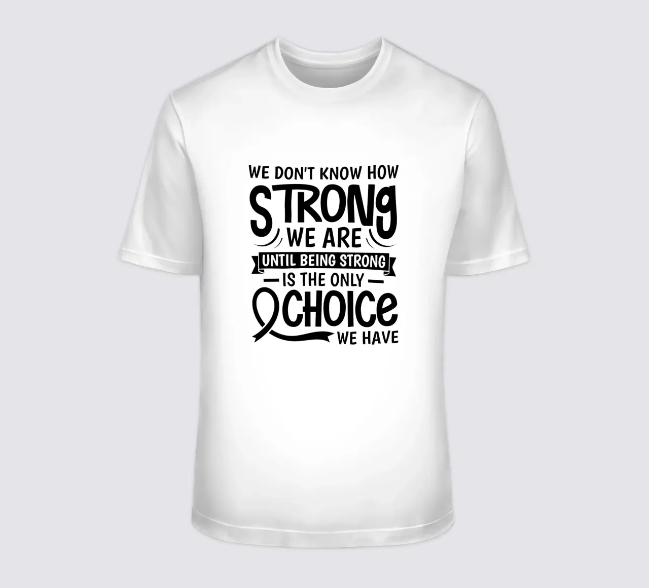 Wir wissen nicht, wie stark wir sind .... T-Shirt von Whiskers & Ink Kreations