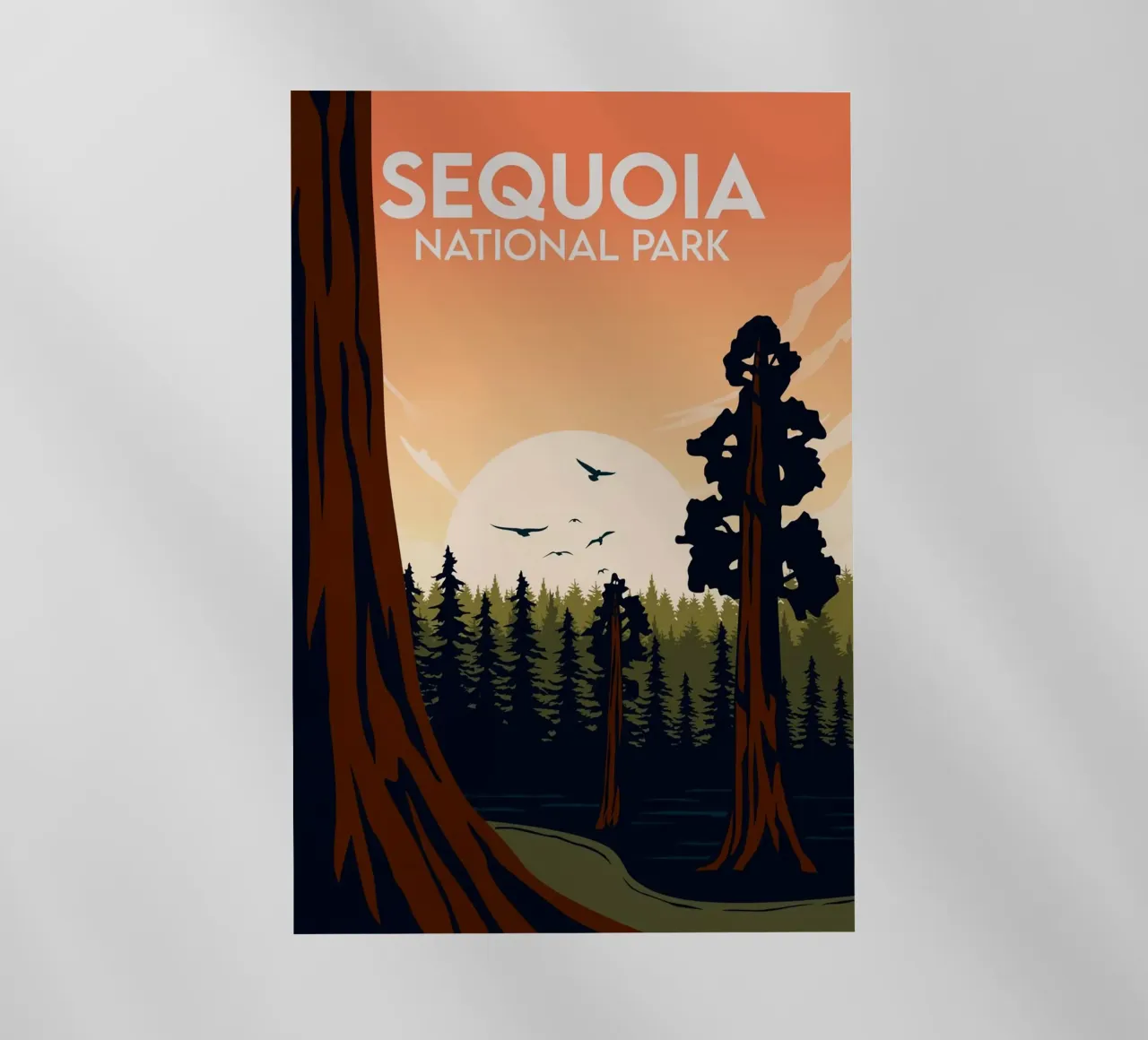 Sequoia pellicola backlit da Morgan Scotts