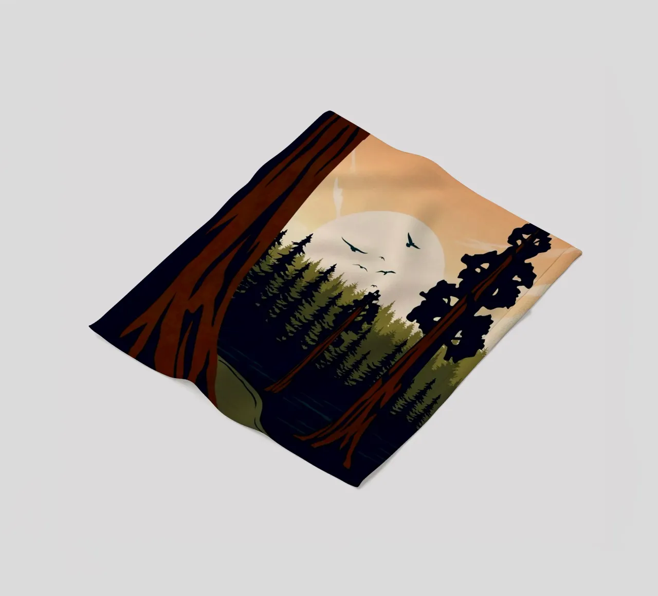 Sequoia coperta in pile da Morgan Scotts