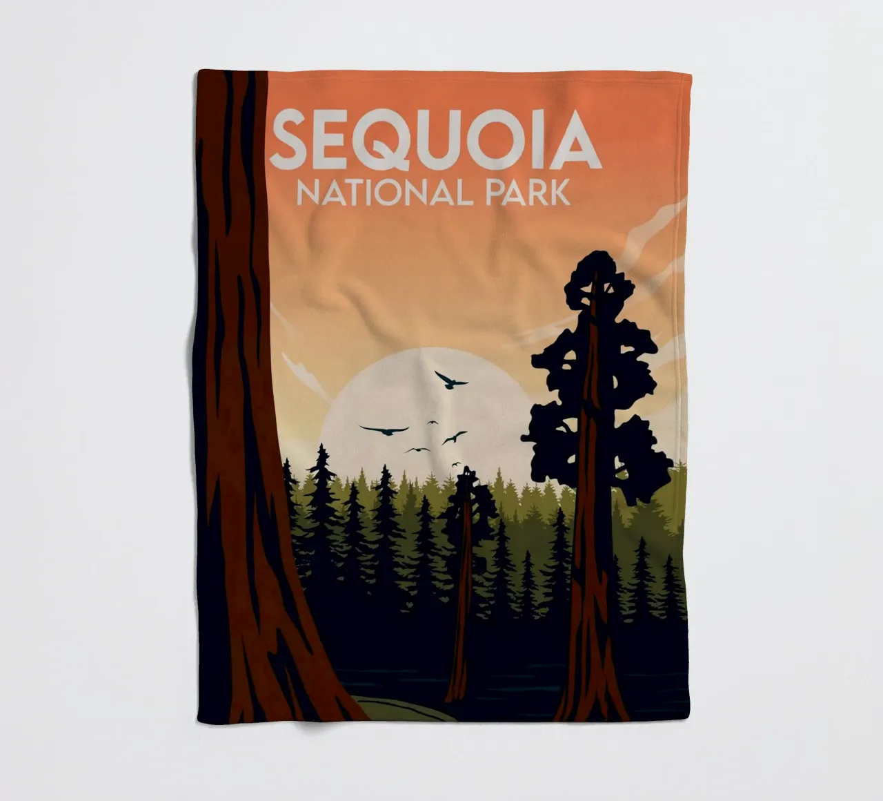 Sequoia coperta in pile da Morgan Scotts
