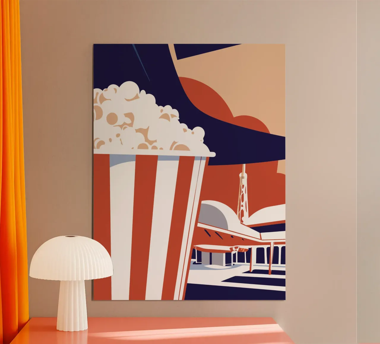 Popcorn poster con telaio in plastica da STORE PRESENCE