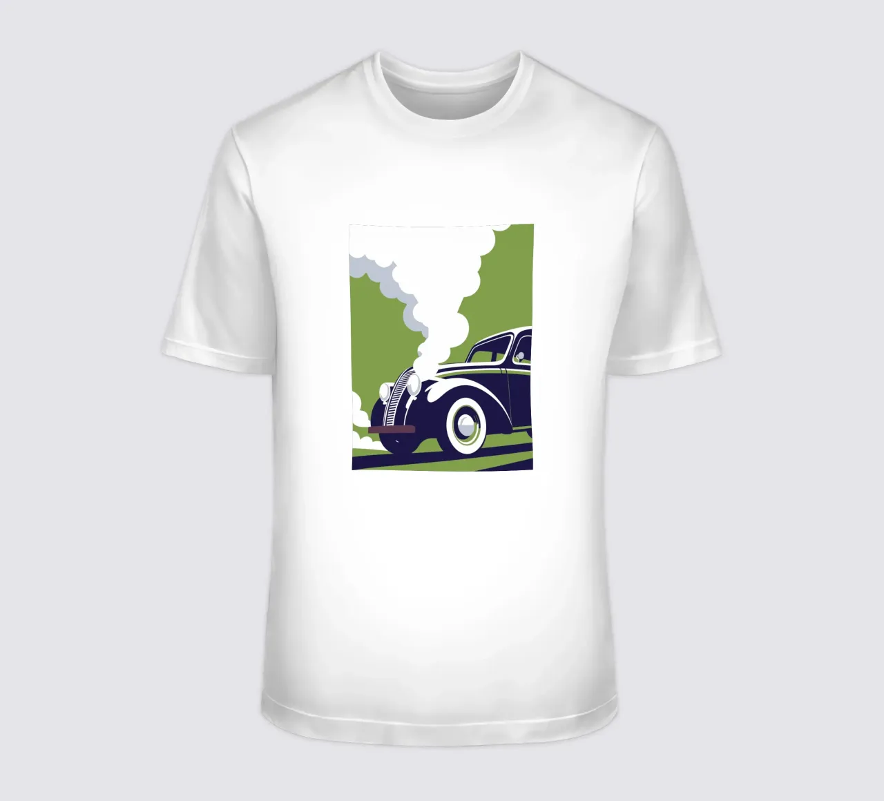 L'auto d'epoca emette fumo t-shirt da STORE PRESENCE