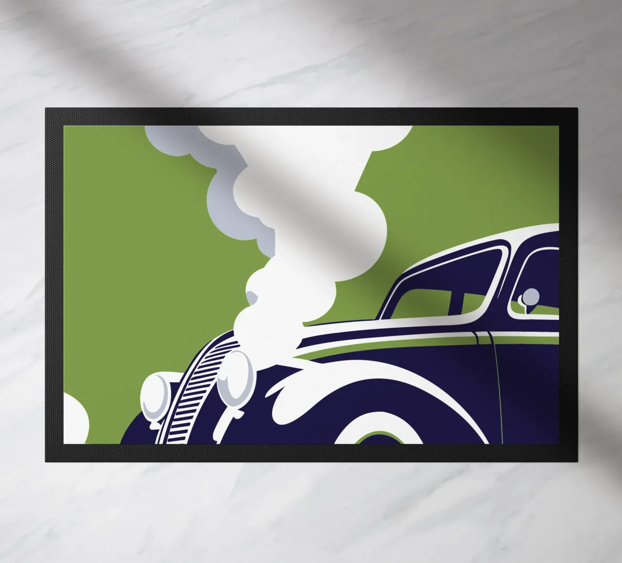 L'auto d'epoca emette fumo zerbino da STORE PRESENCE