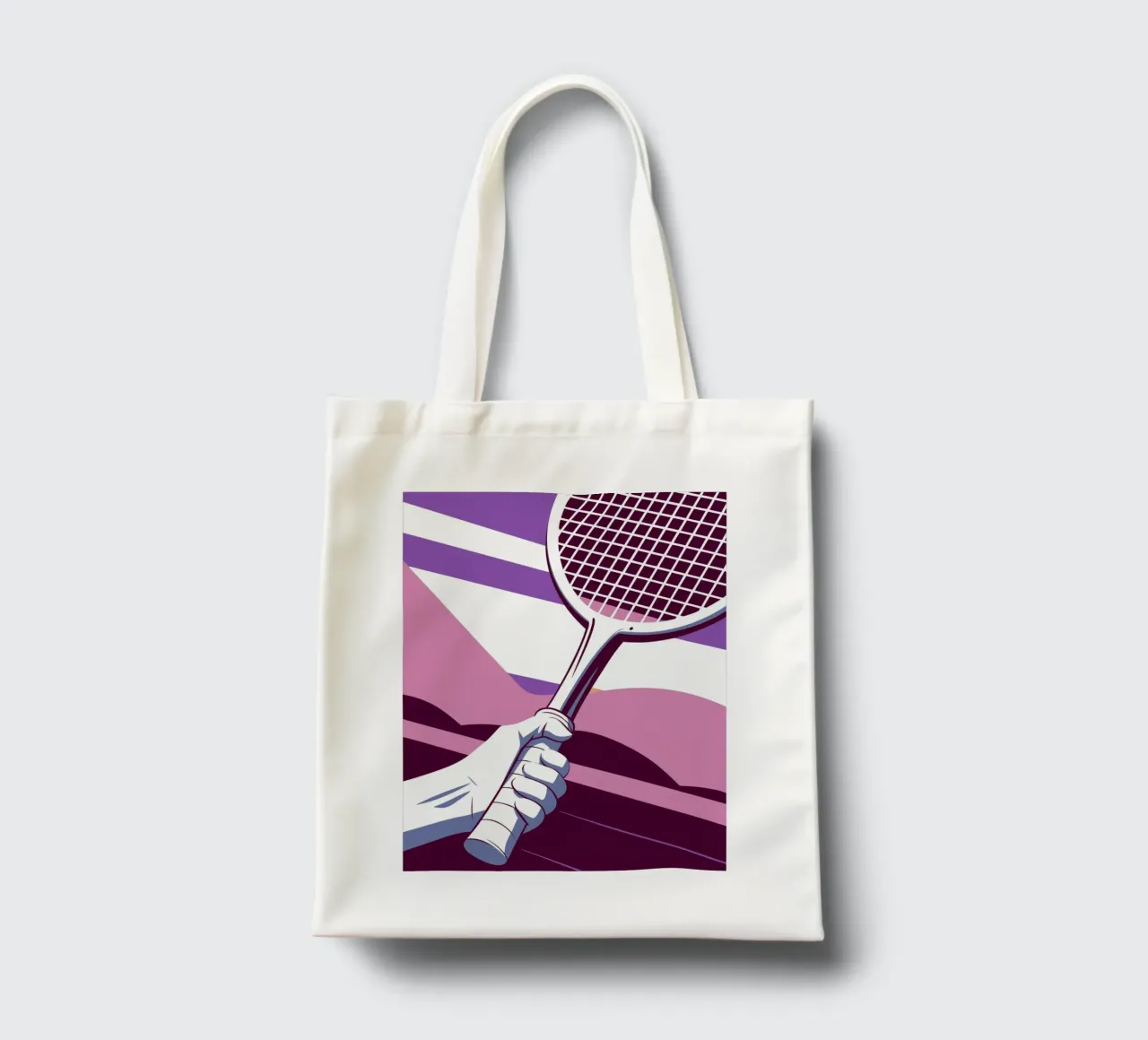 Racketgreep jute draagtas van STORE PRESENCE