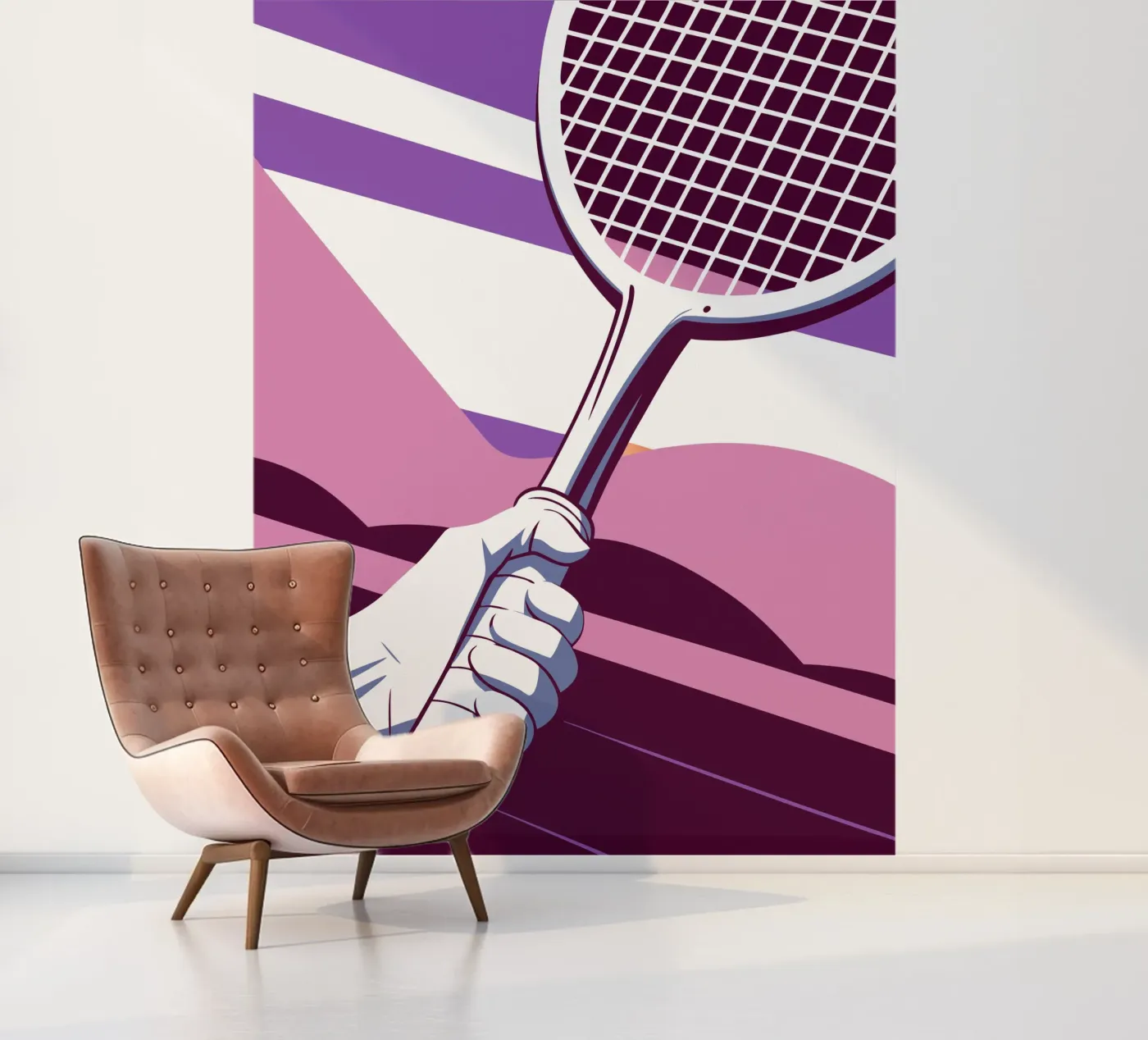 Racket grip fotobehang van STORE PRESENCE