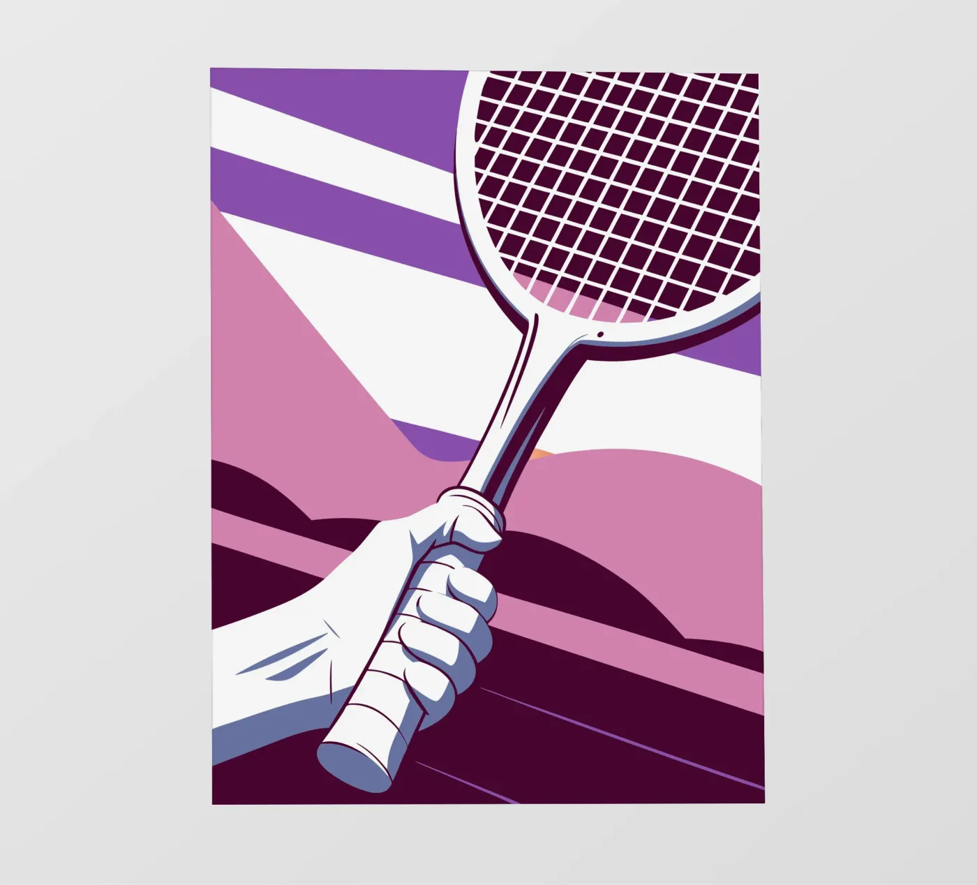Racket grip fotobehang van STORE PRESENCE