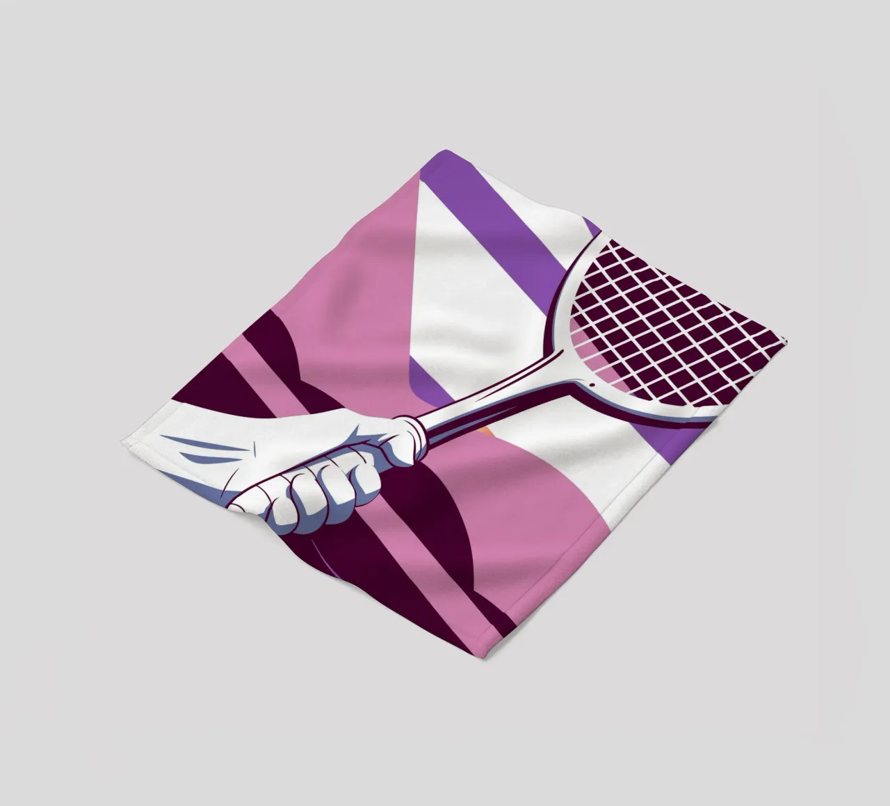 Racket grip fleece blanket by STORE PRESENCE