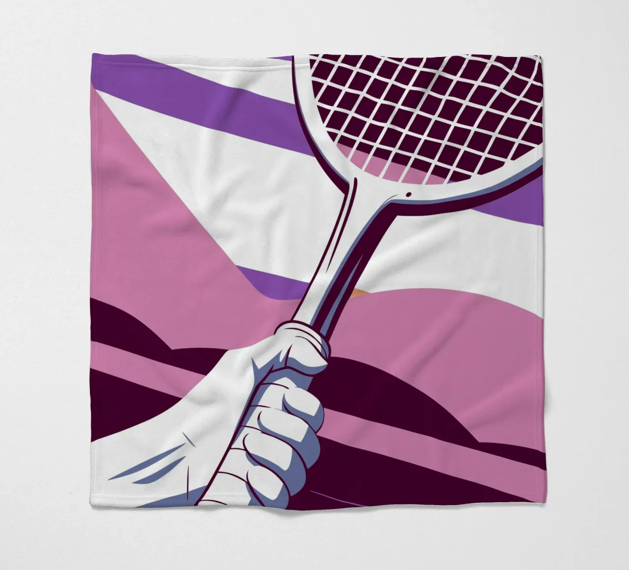 Racket grip fleece blanket by STORE PRESENCE