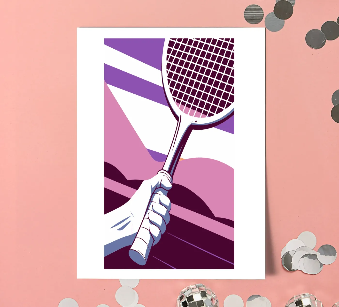 Racket grip sticker sheet by STORE PRESENCE