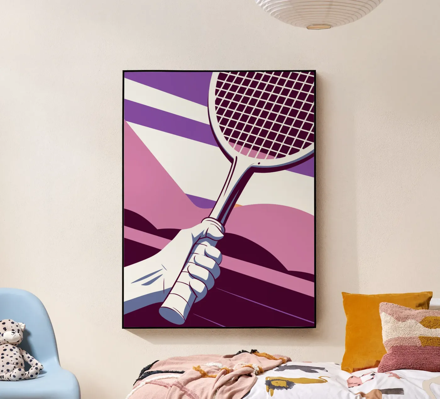 Racketgreep acryl van STORE PRESENCE