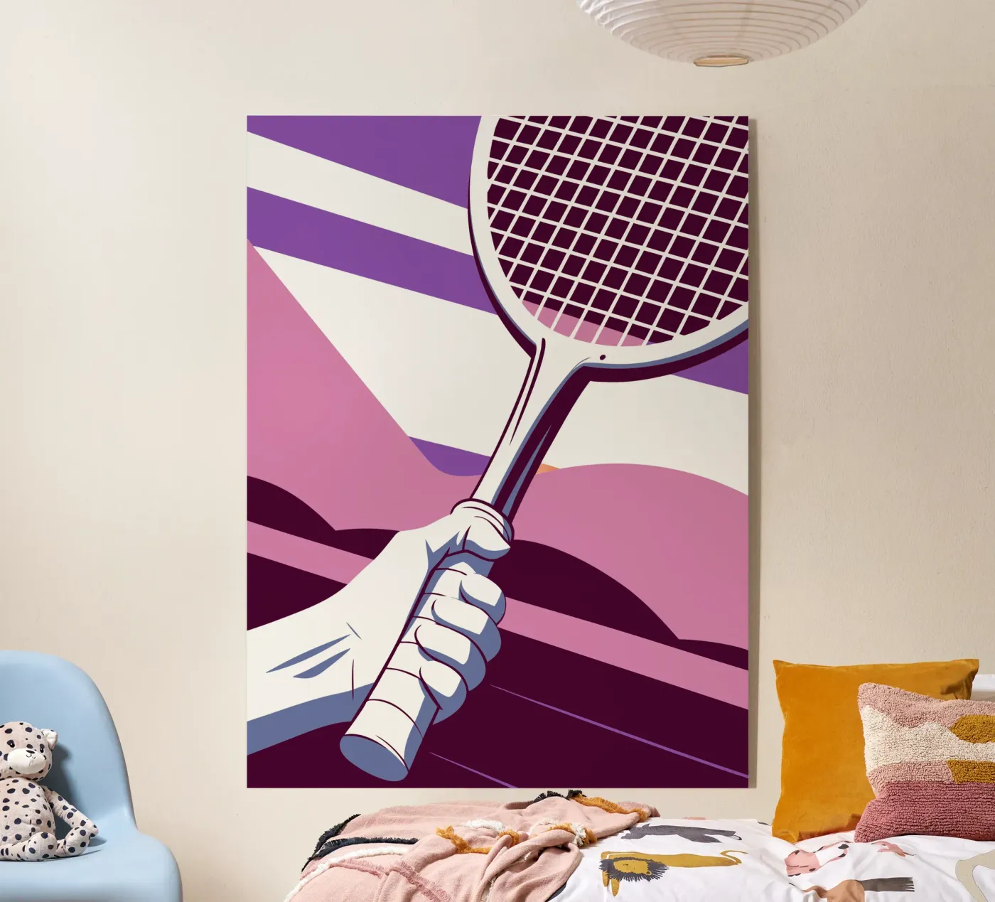 Racket grip acrylic glass by STORE PRESENCE