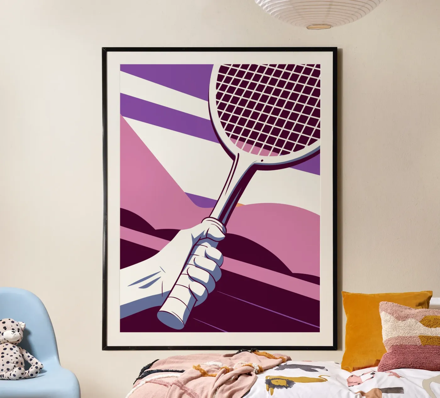 Racketgreep poster van STORE PRESENCE