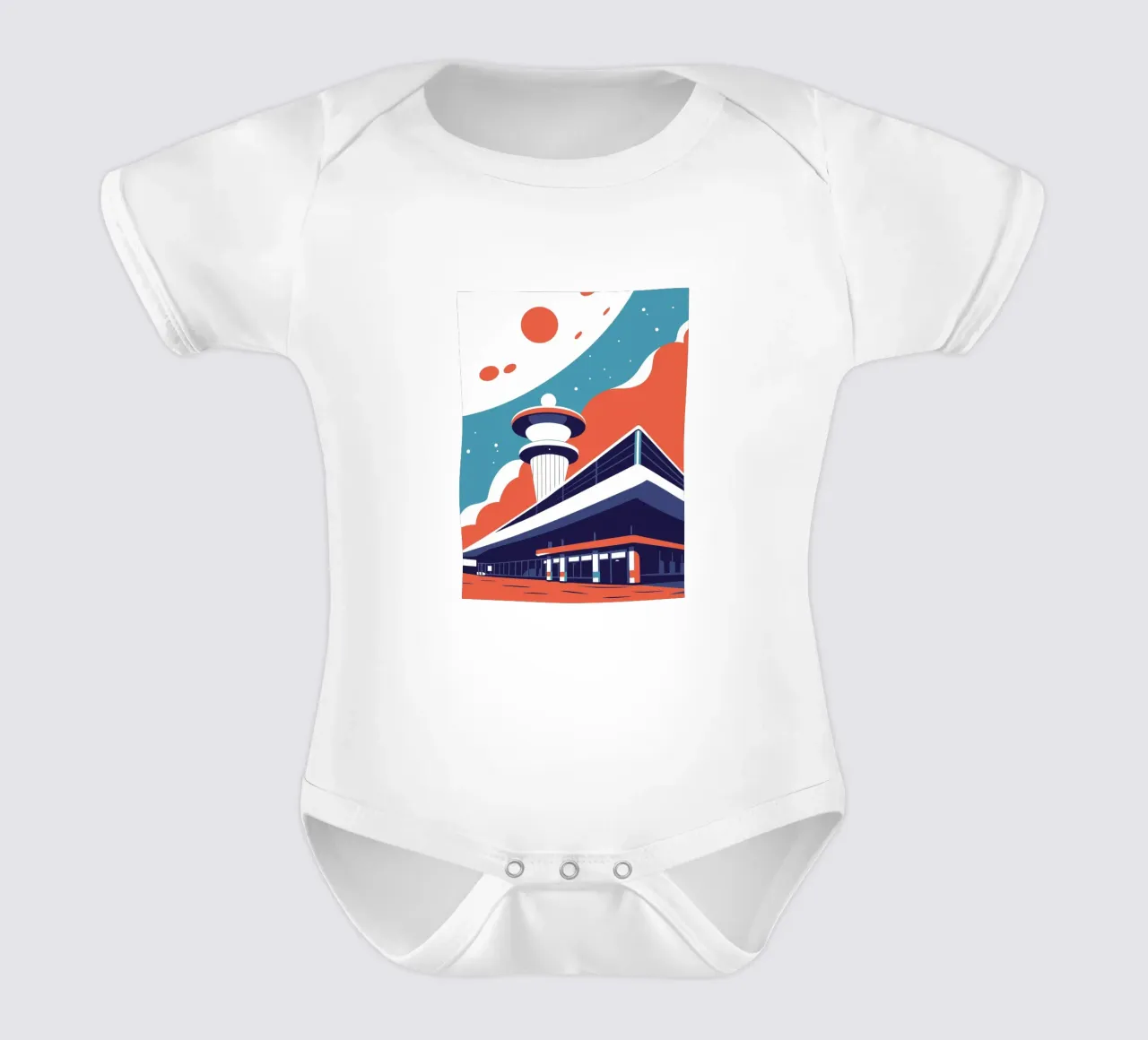 Bread Factory short-sleeve baby romper by STORE PRESENCE