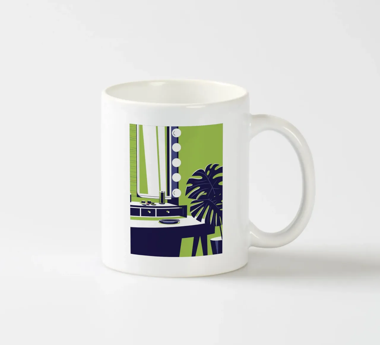 Fiore di Monstera tazza in ceramica da STORE PRESENCE