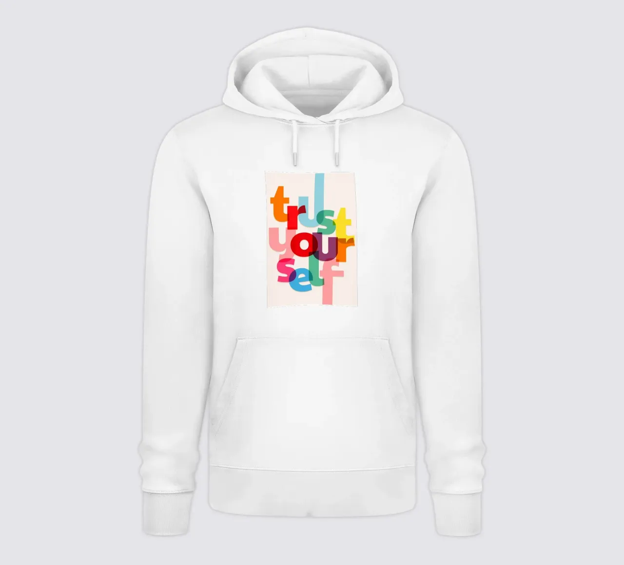fidatevi di voi stessi felpa con cappuccio da art quots shop
