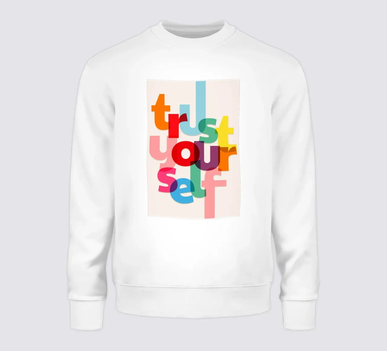 fidatevi di voi stessi felpa da art quots shop