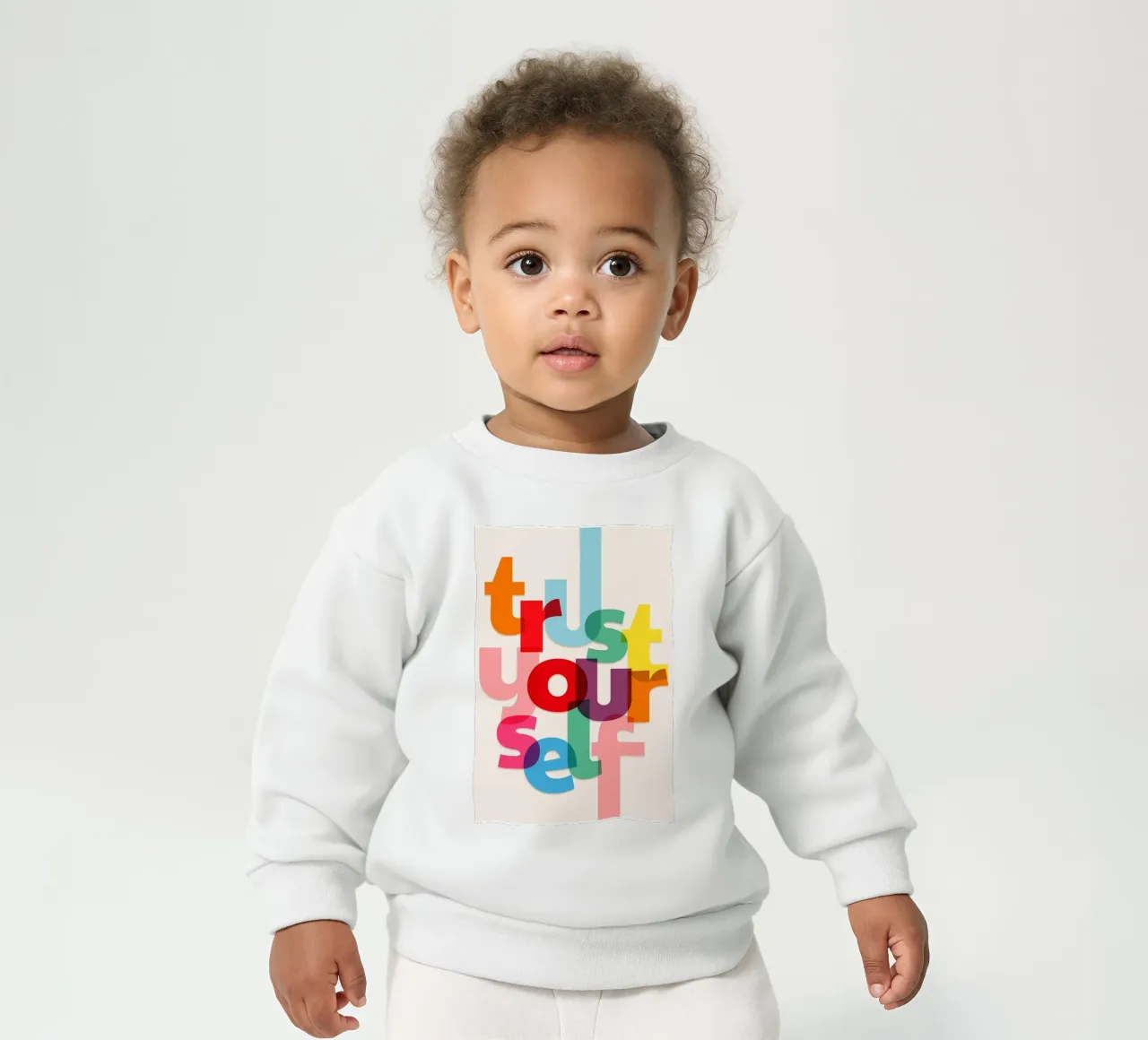 fidatevi di voi stessi felpa neonato da art quots shop