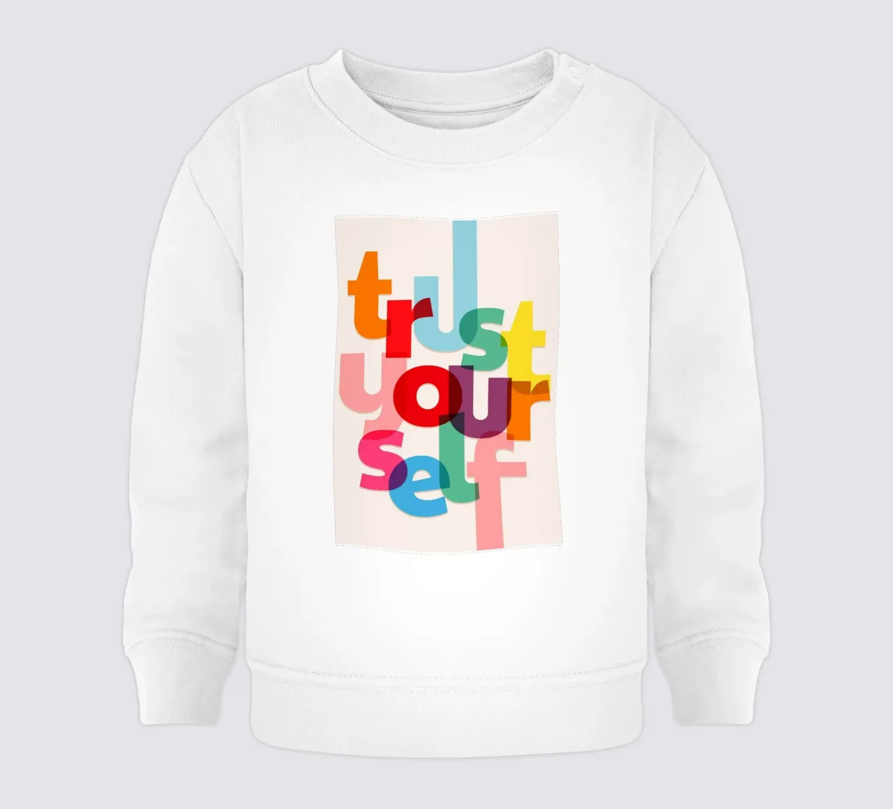 fidatevi di voi stessi felpa neonato da art quots shop