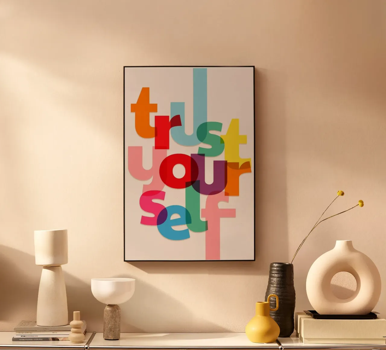 fidatevi di voi stessi alluminio dibond da art quots shop
