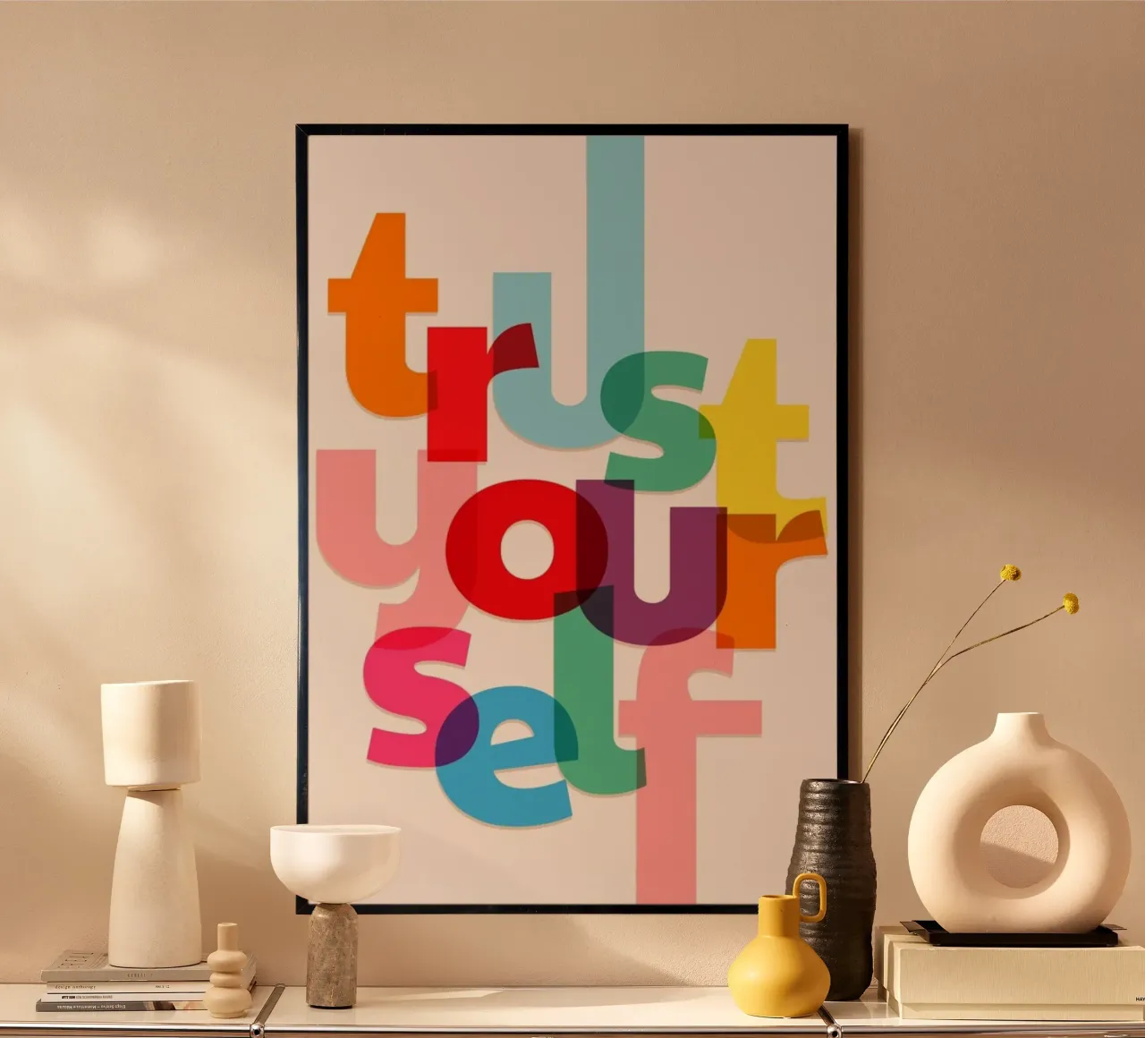 fidatevi di voi stessi poster da art quots shop