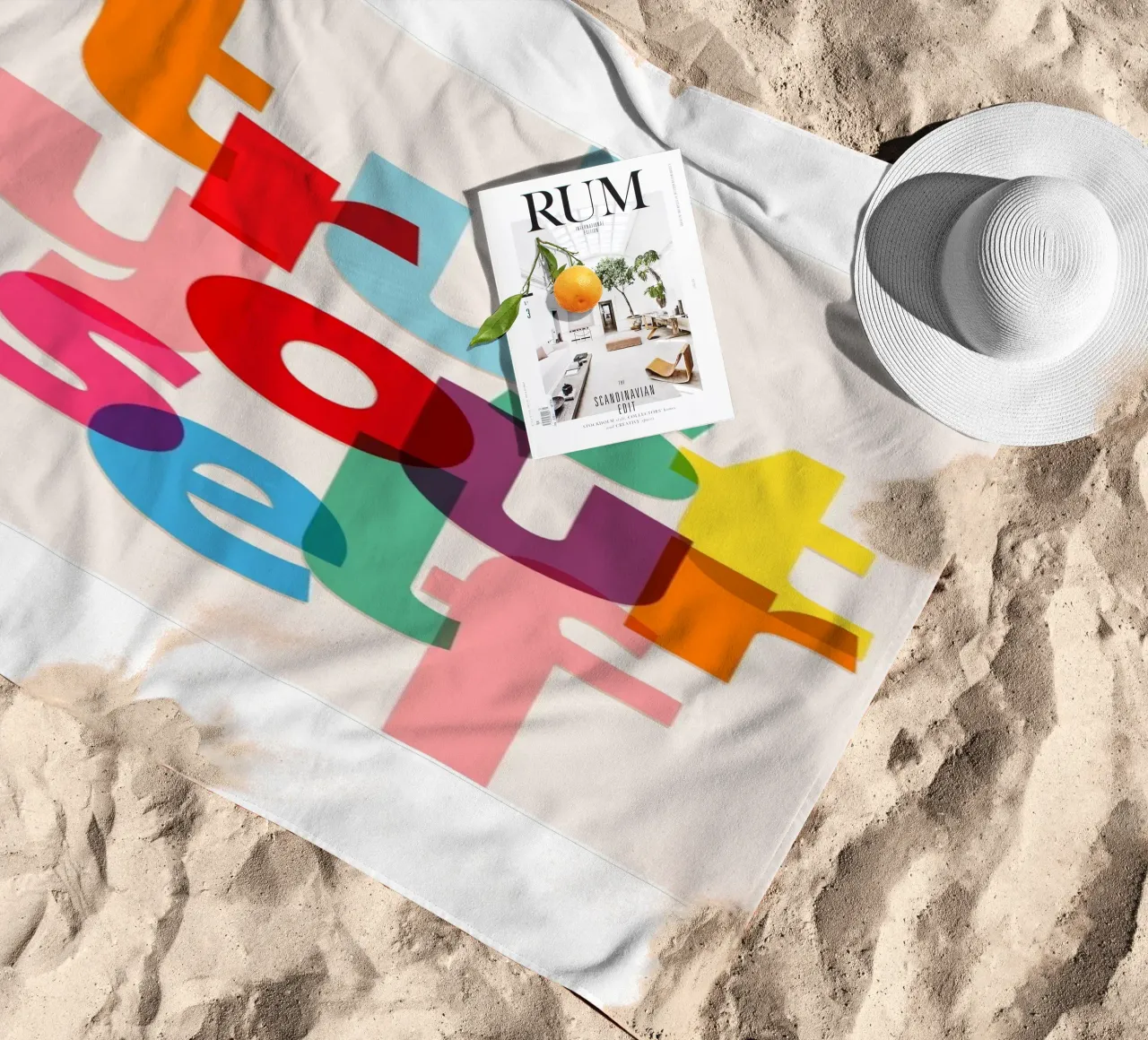 fidatevi di voi stessi telo mare da art quots shop