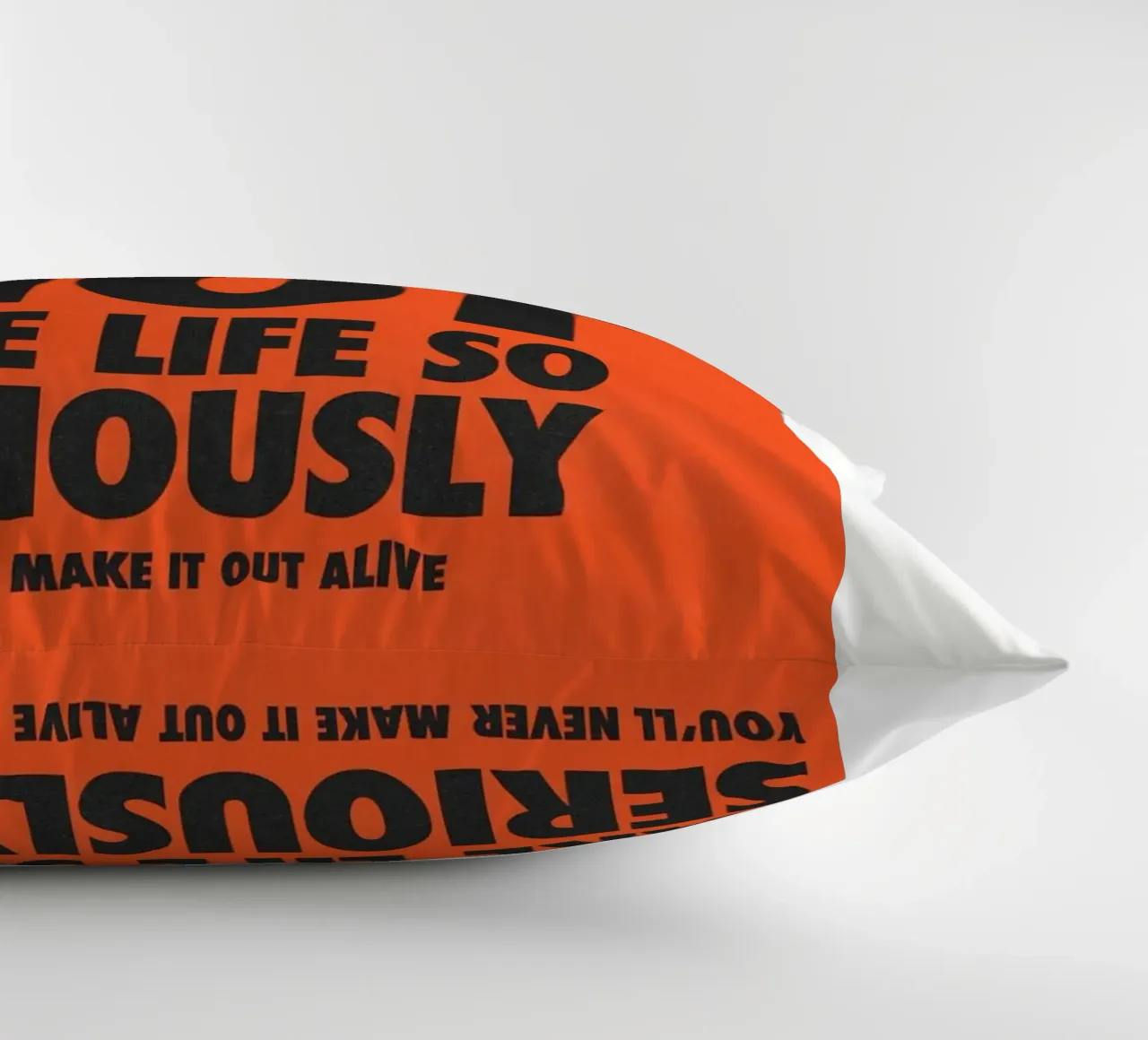 non prendere la vita così cuscino da art quots shop