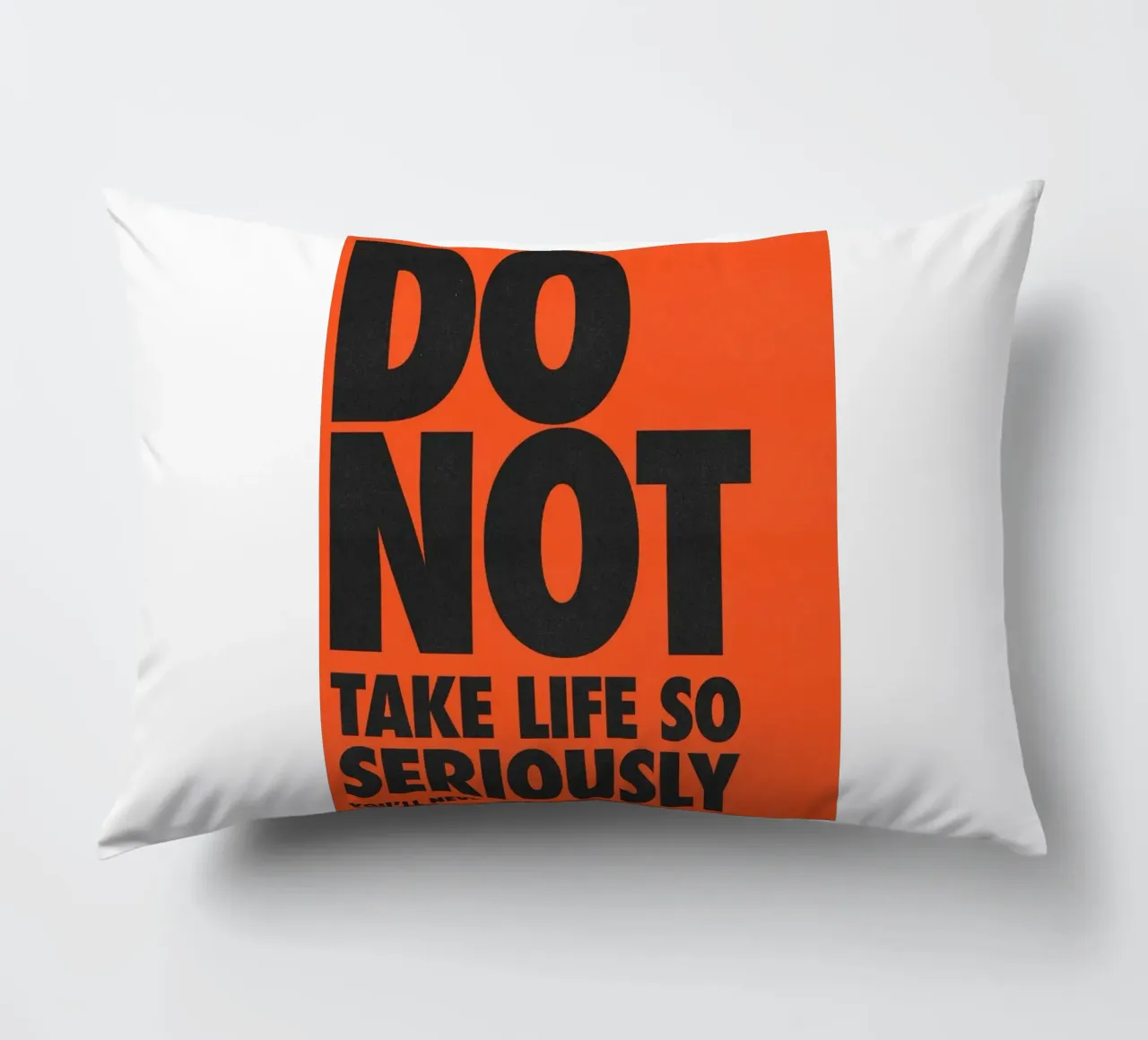 non prendere la vita così cuscino da art quots shop