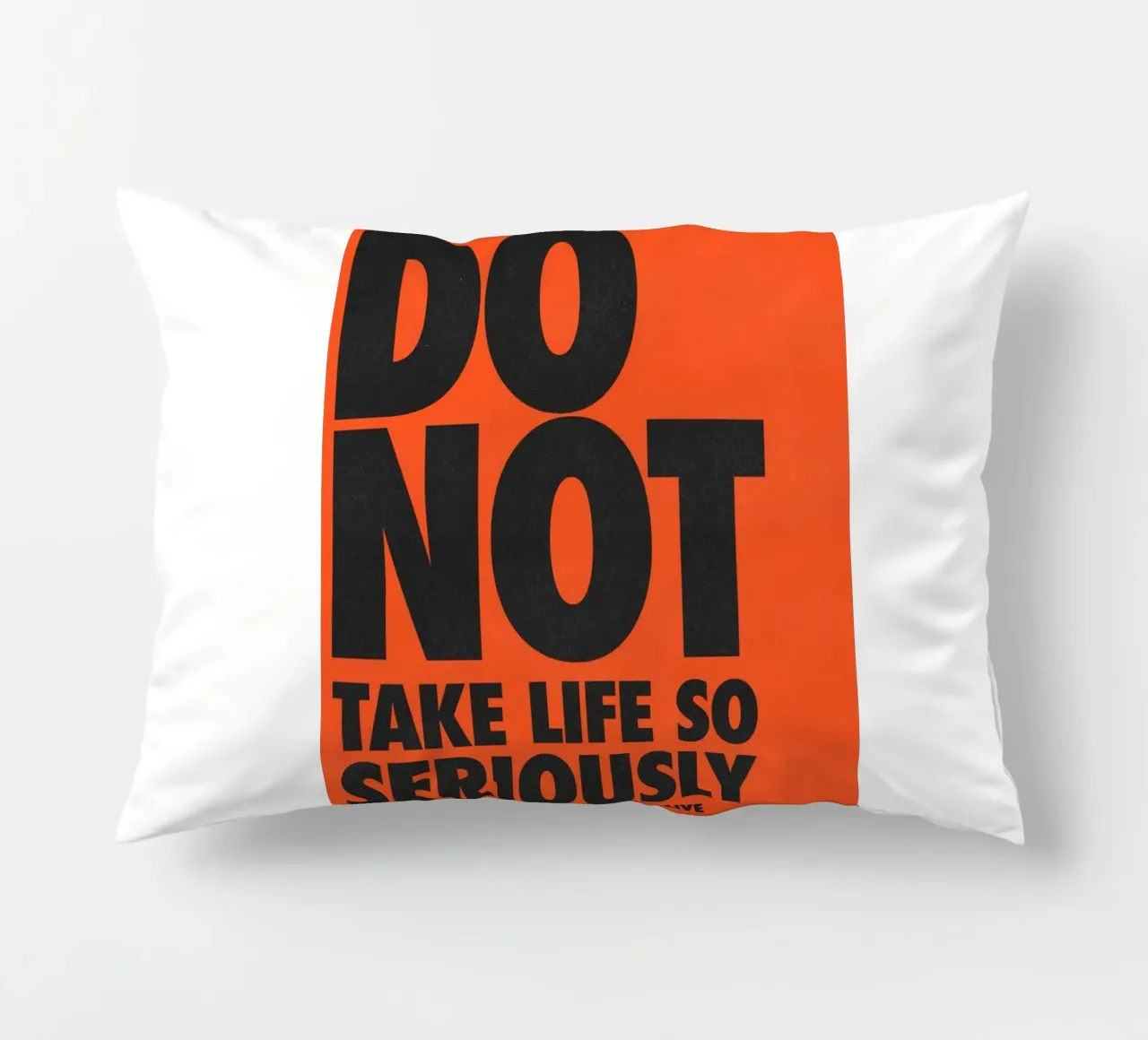 non prendere la vita così cuscino da art quots shop