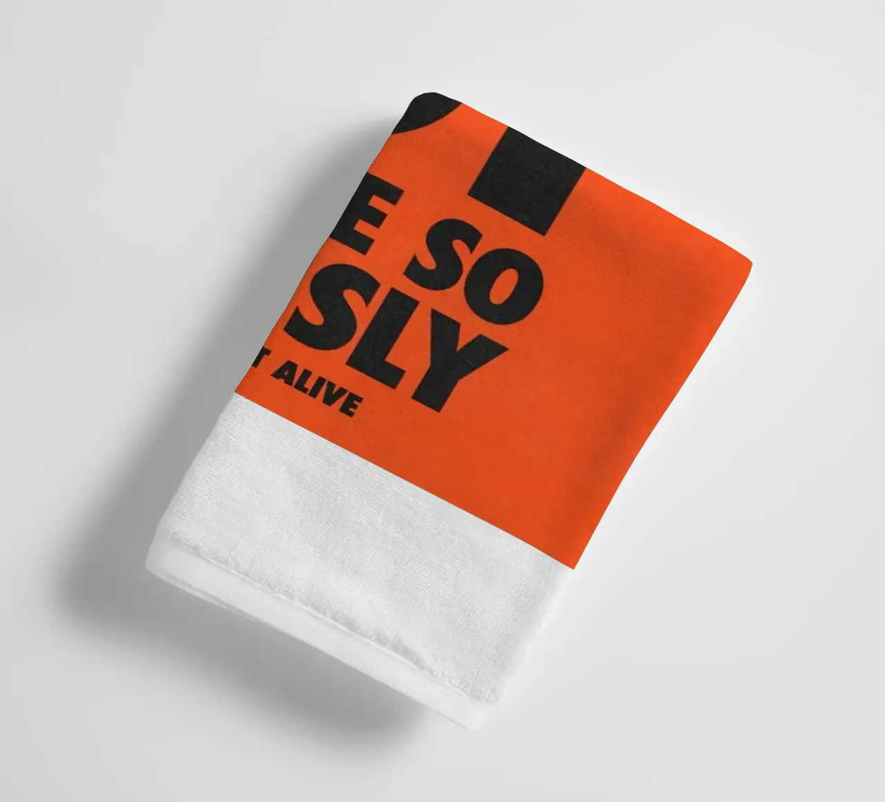 do not take life so towel by art quots shop
