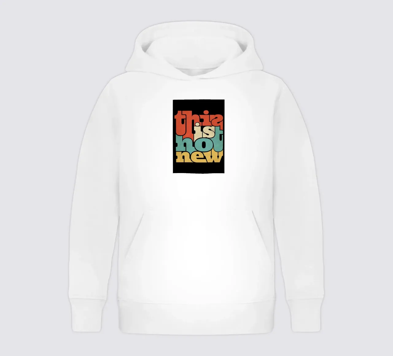 non è una novità felpa bambino con cappuccio da art quots shop