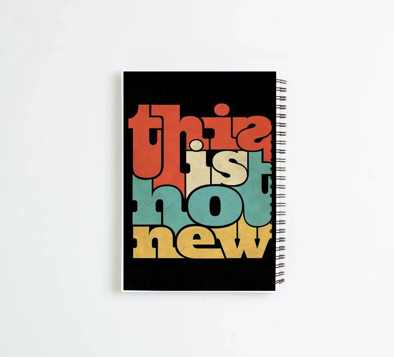 this is not new spiral notebook by art quots shop