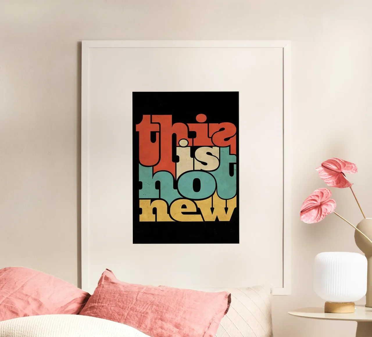 non è una novità poster da art quots shop