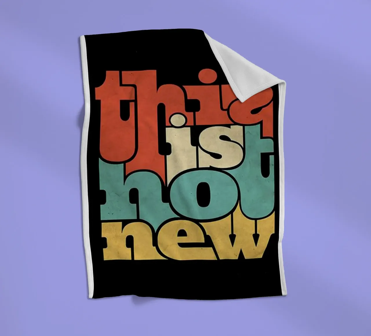 non è una novità coperta in pile da art quots shop