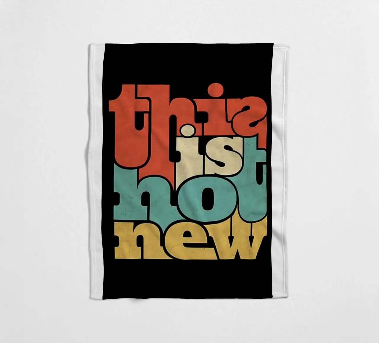 non è una novità coperta in pile da art quots shop