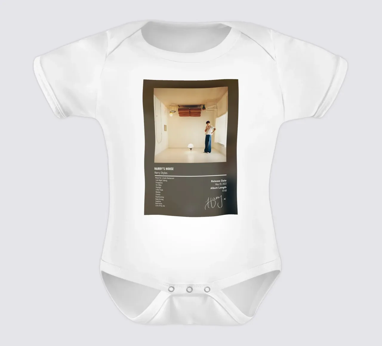 Harry’s House By Harry Styles body neonato maniche corte da DGUnder