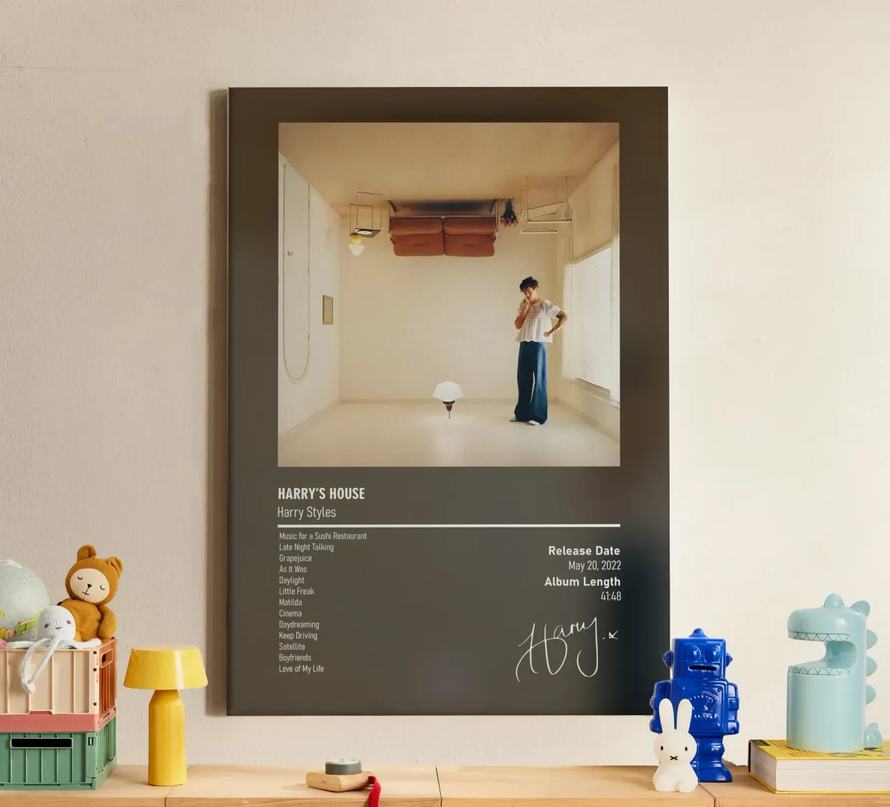 Harry’s House By Harry Styles canvas by DGUnder