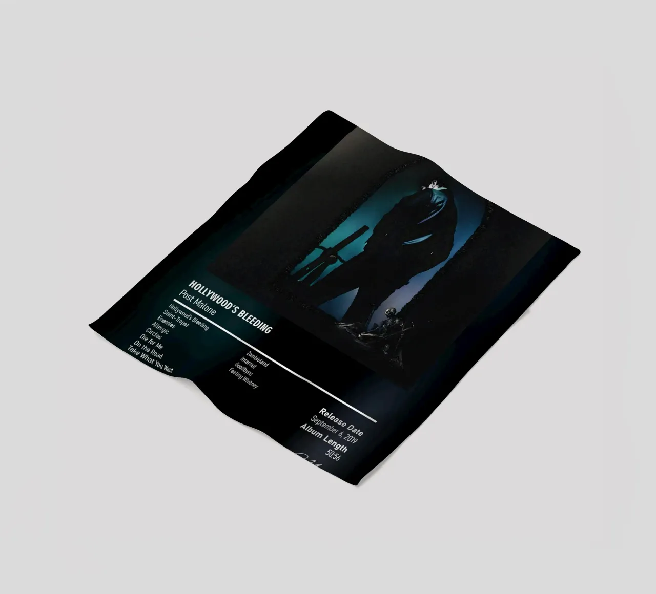 Hollywood’s Bleeding (2019) by Post Malone coperta in pile da DGUnder