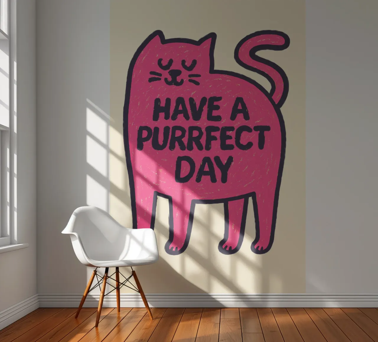Catitude for Today carta da parati fotografica da QuooodZ by MooodzArt