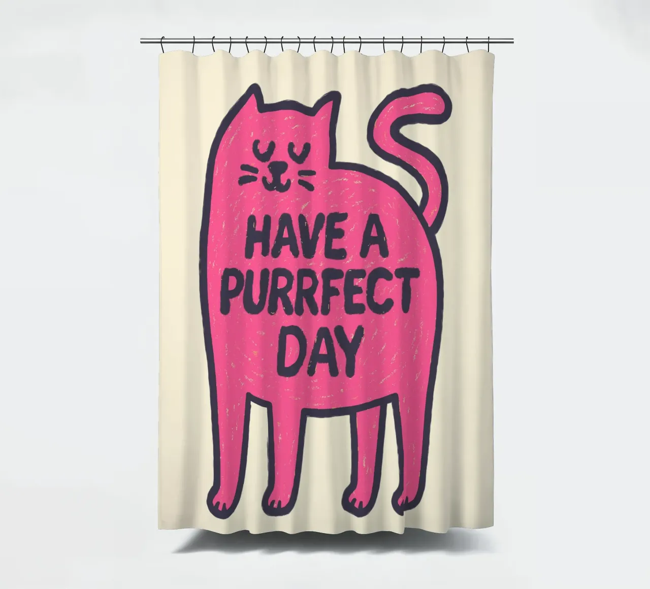 Catitude for Today tenda da doccia da QuooodZ by MooodzArt