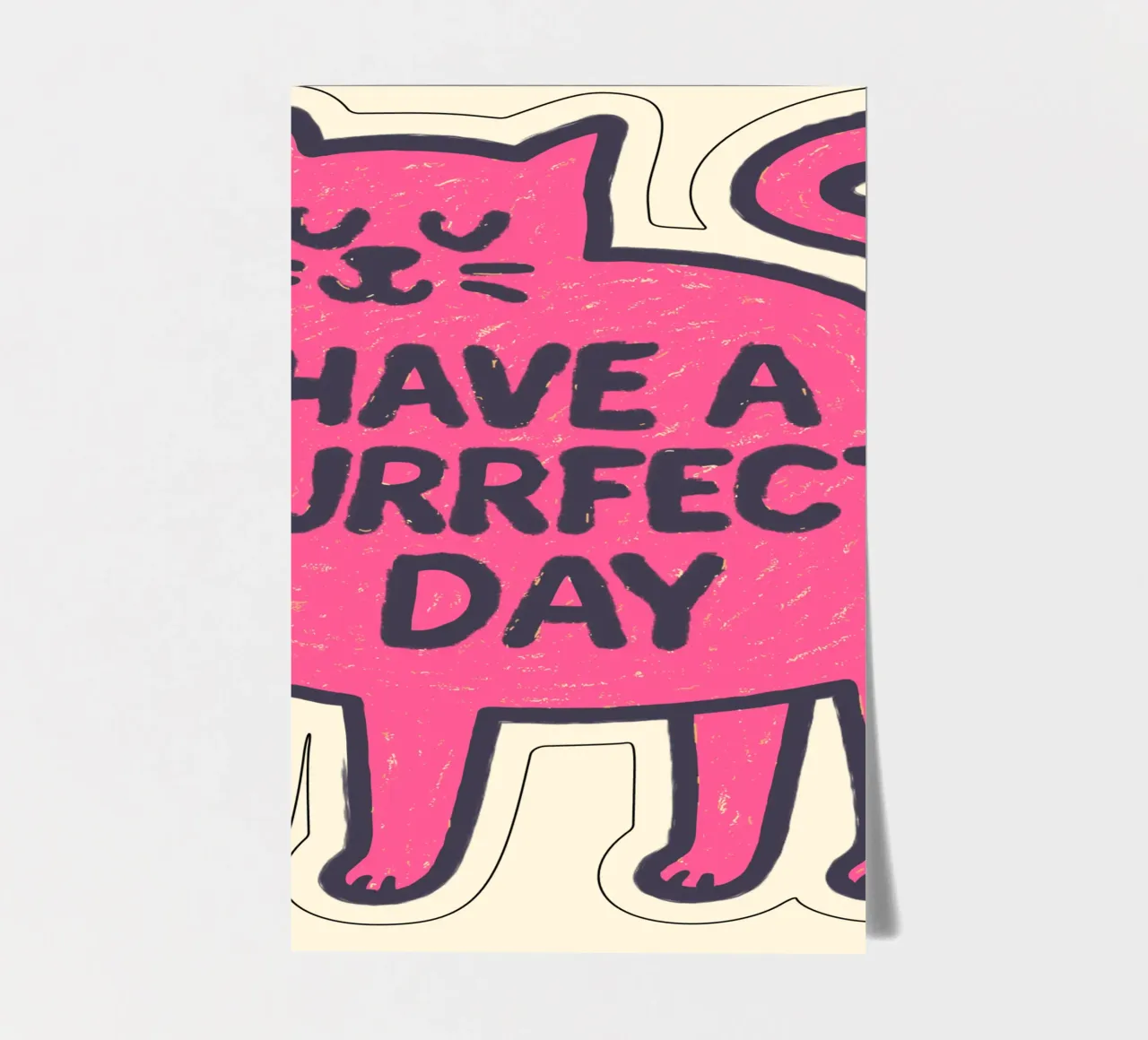 Catitude for Today foglio adesivo da QuooodZ by MooodzArt