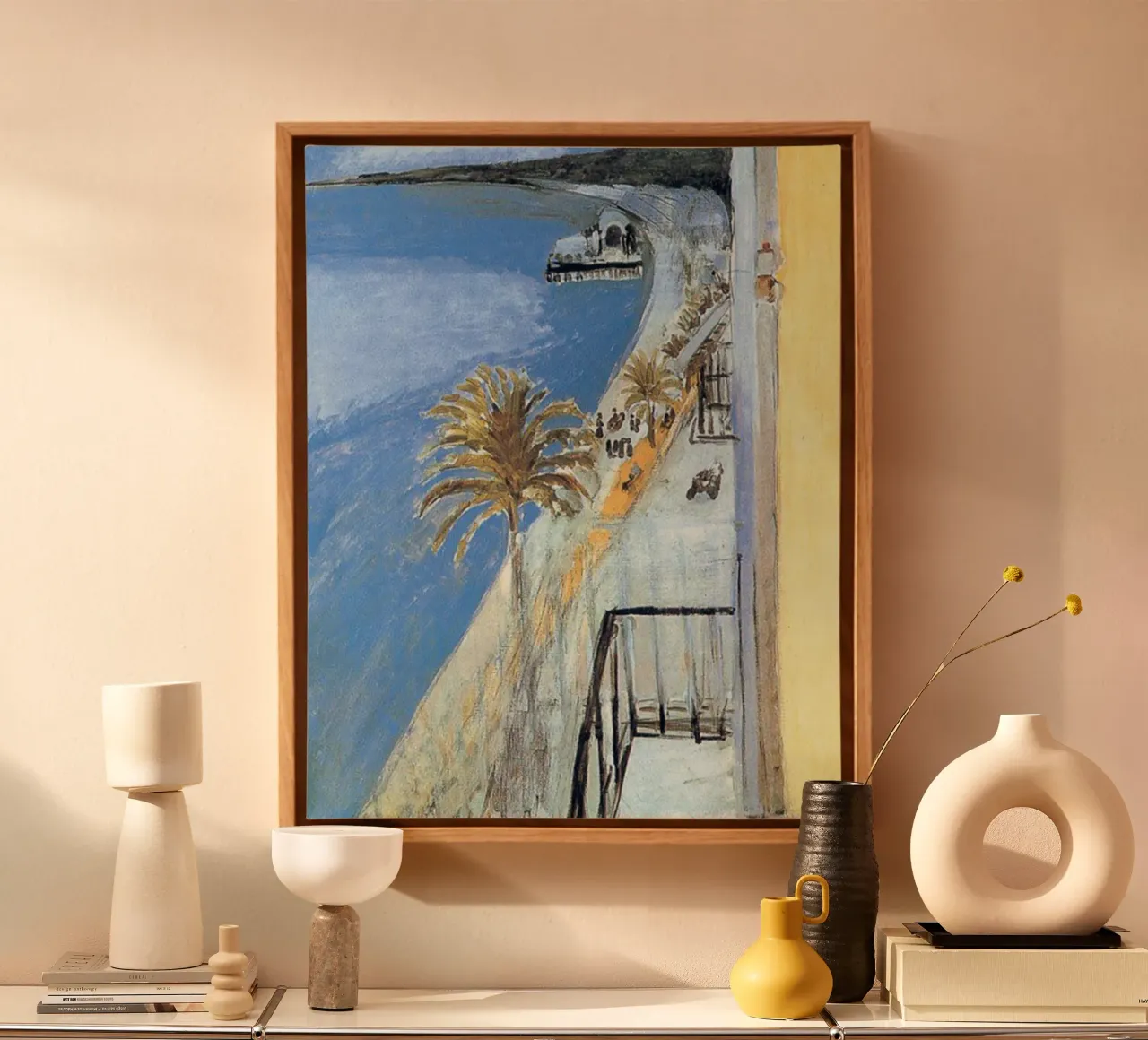 coastline seaside canvas by briyan shop
