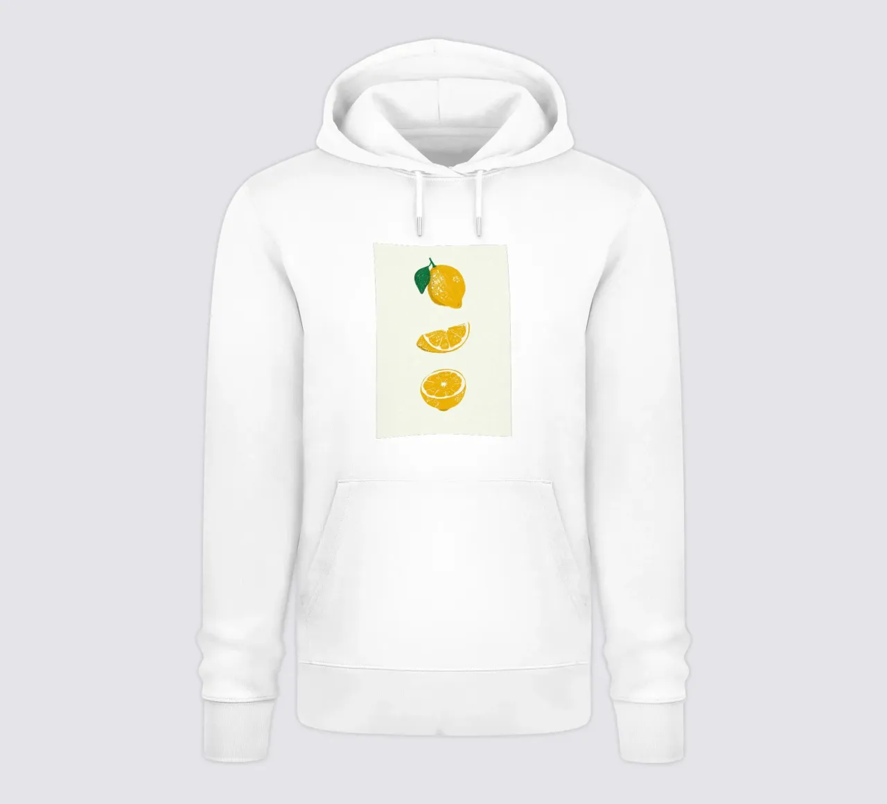 agrumi al limone felpa con cappuccio da Ella Ward