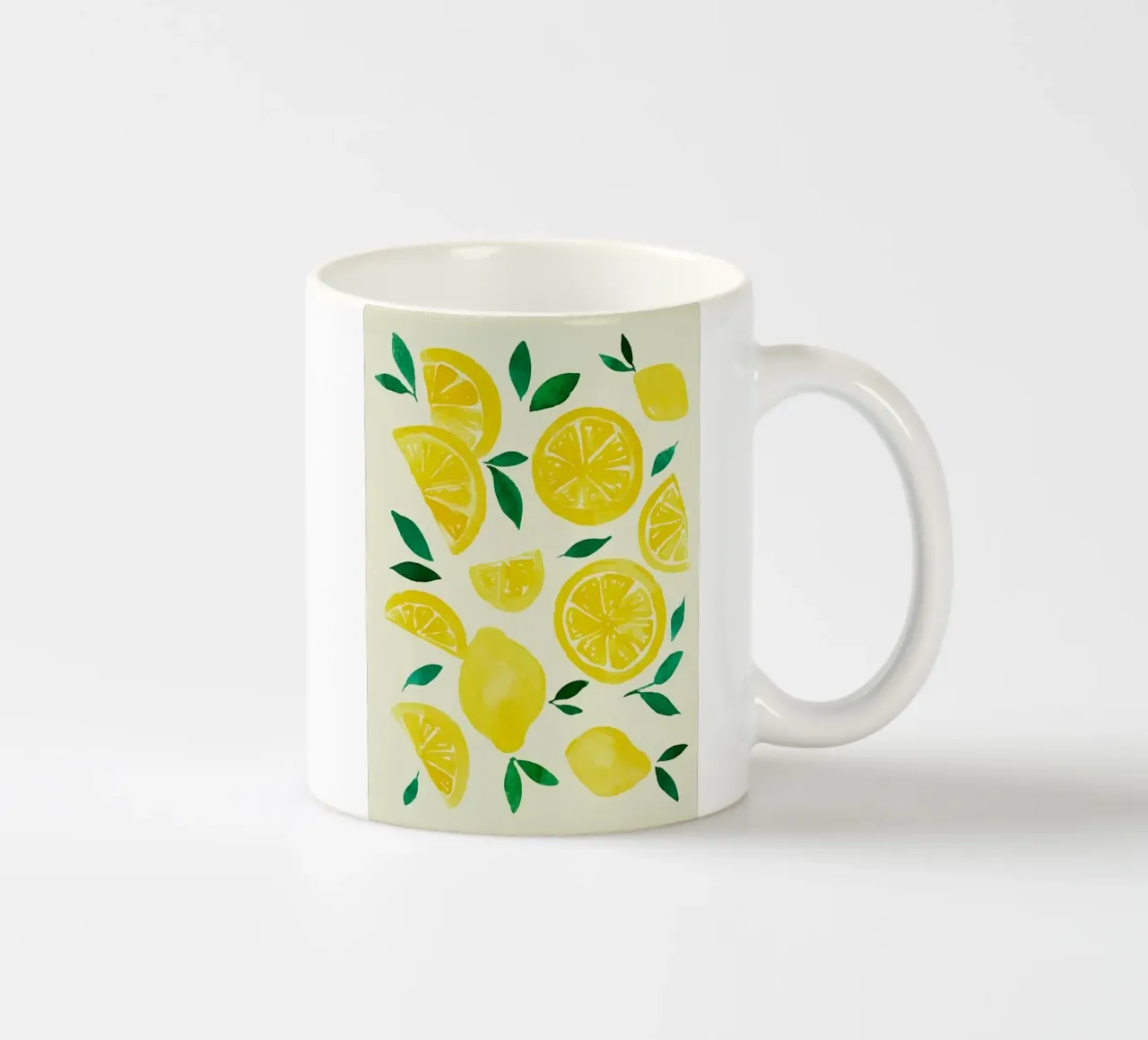 fette di limone tazza in ceramica da Ella Ward