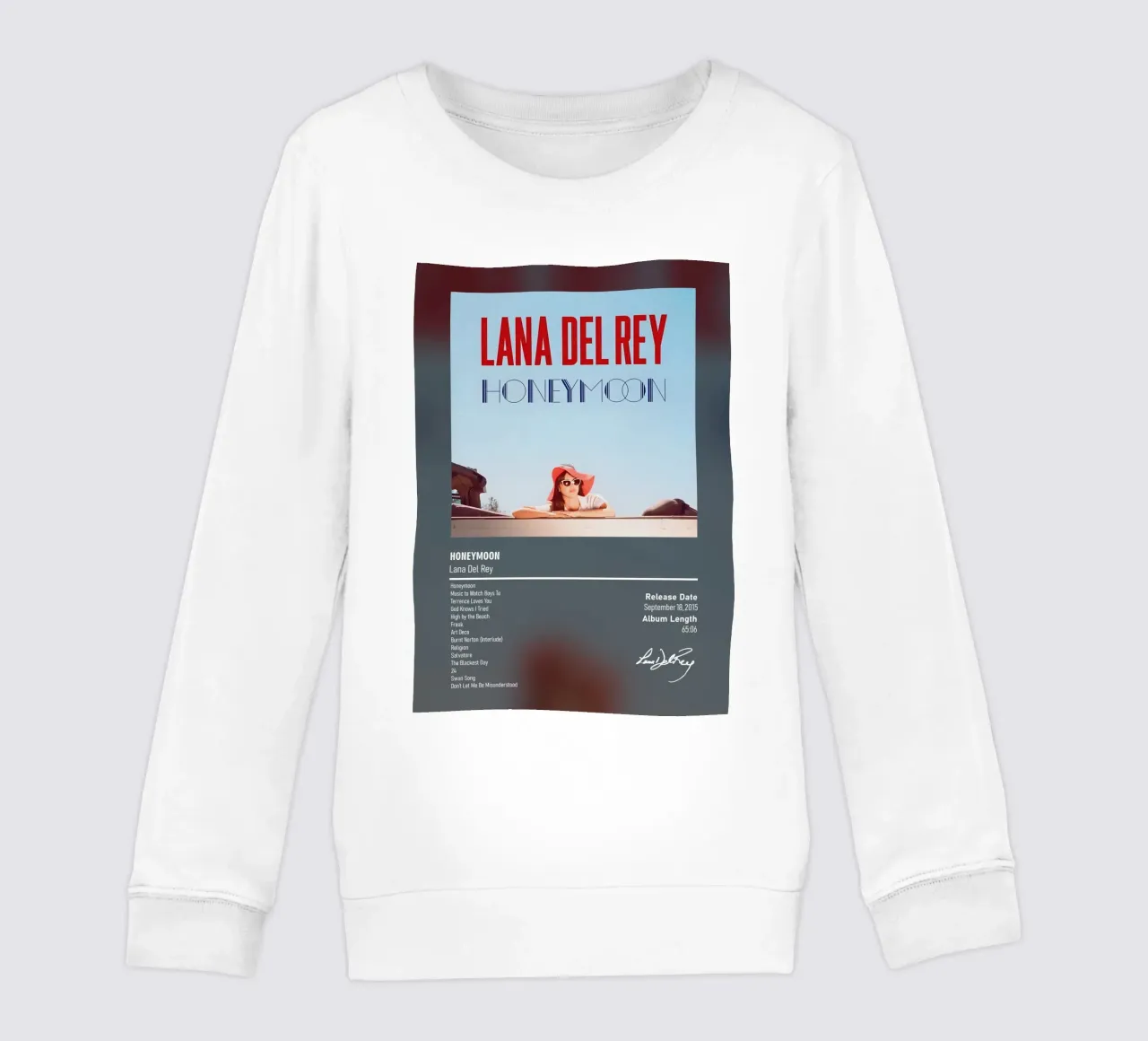 Honeymoon (2015) by Lana Del Rey felpa bambino da DGUnder